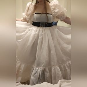 SOLD Selkie Peach French Puff - M